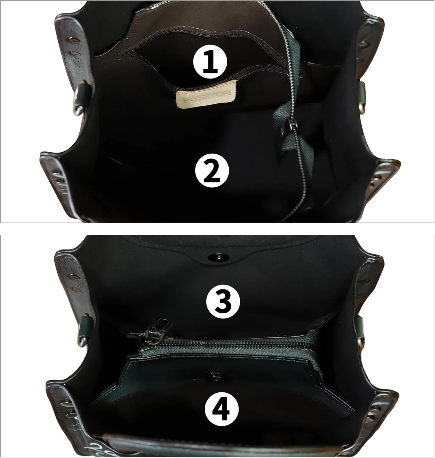 Genuine Leather Tote Bag for Women Hand Painted Leather Shoulder Handbag Handmade Purse Crossbody Work Tote Casual Purse