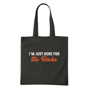 Gift for Geologists Rocks Lovers Geology Fans Navy Black Multicolor Canvas Tote Bag
