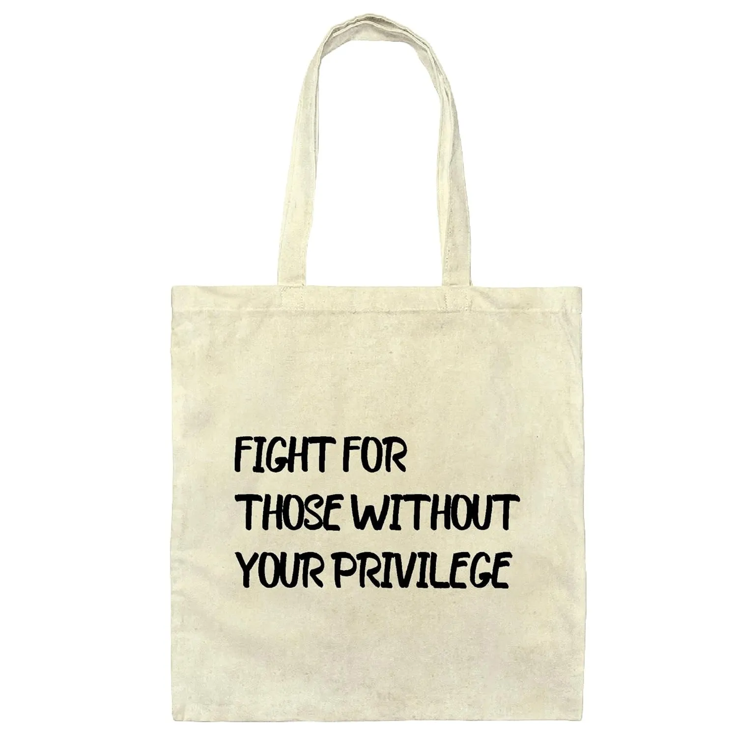 Gift Supporting Civil Rights Equality Social Justice Human Rights Fights Against Racism Perfect Gift for Activists Supporters Natural White Multicolor Canvas Tote Bag