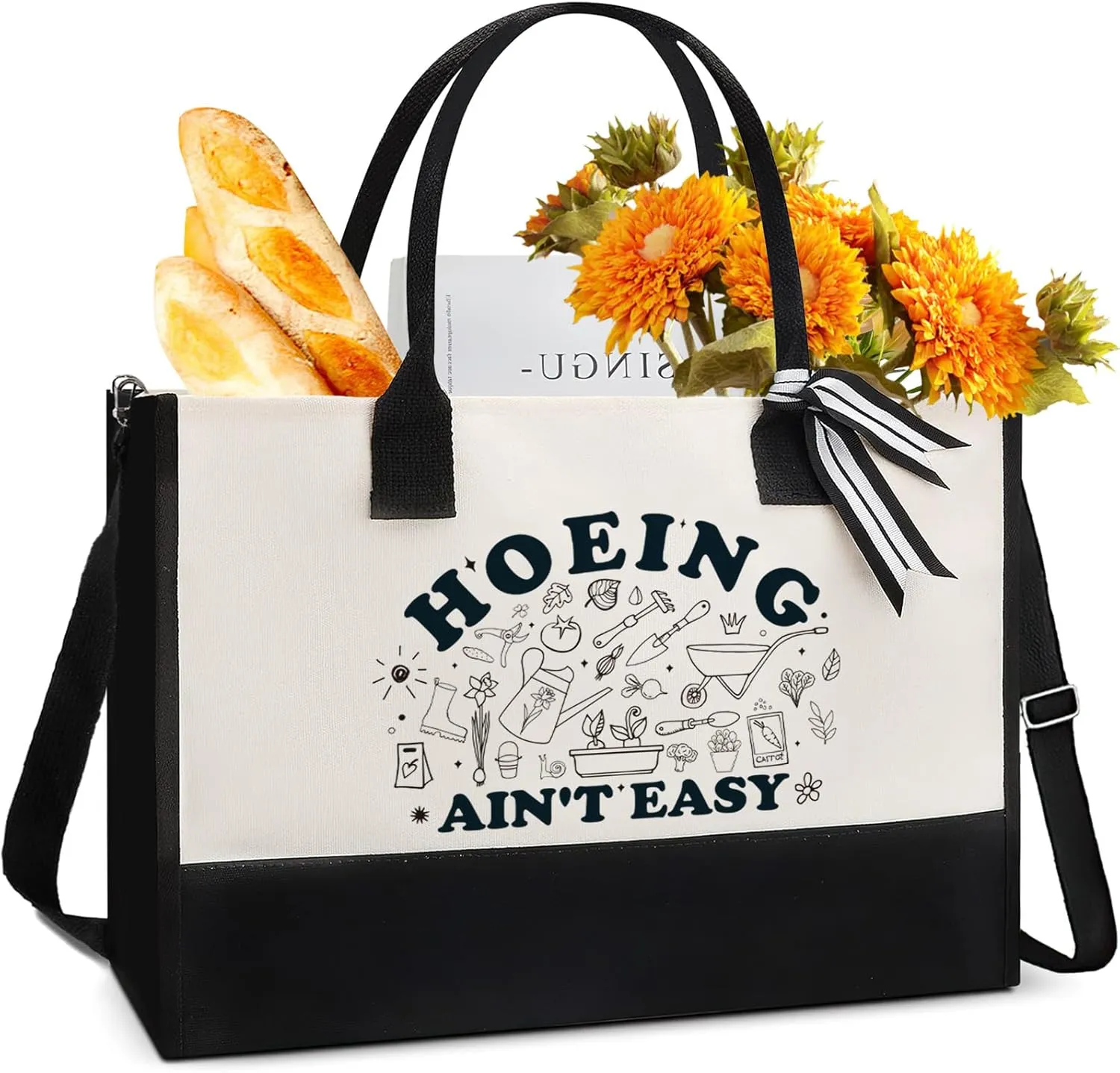 Gifts for Women, Her, Mom, Wife, Sisters, Best Friends - Canvas Tote Bag, Funny Handbag, Birthday Christmas Gifts
