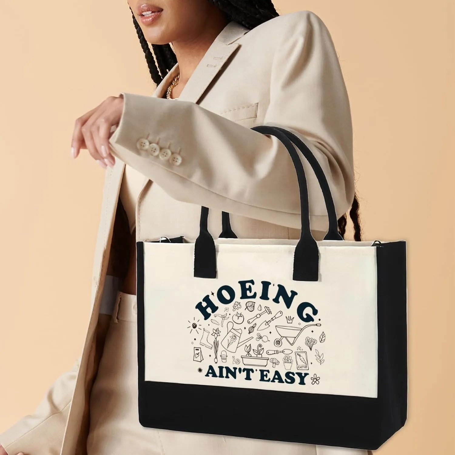 Gifts for Women, Her, Mom, Wife, Sisters, Best Friends - Canvas Tote Bag, Funny Handbag, Birthday Christmas Gifts