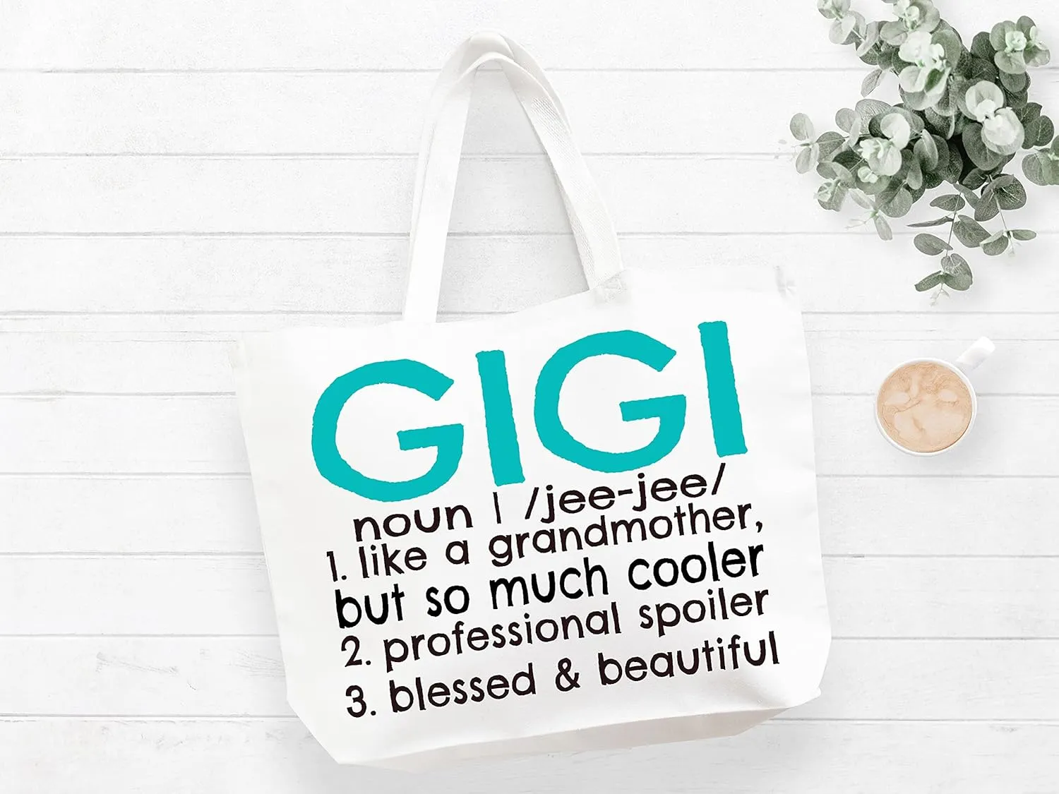 Gigi Tote Bag | Grandma Gifts | Gigi Gifts | Gigi Christmas Gift | Christmas Gift from Grandkids