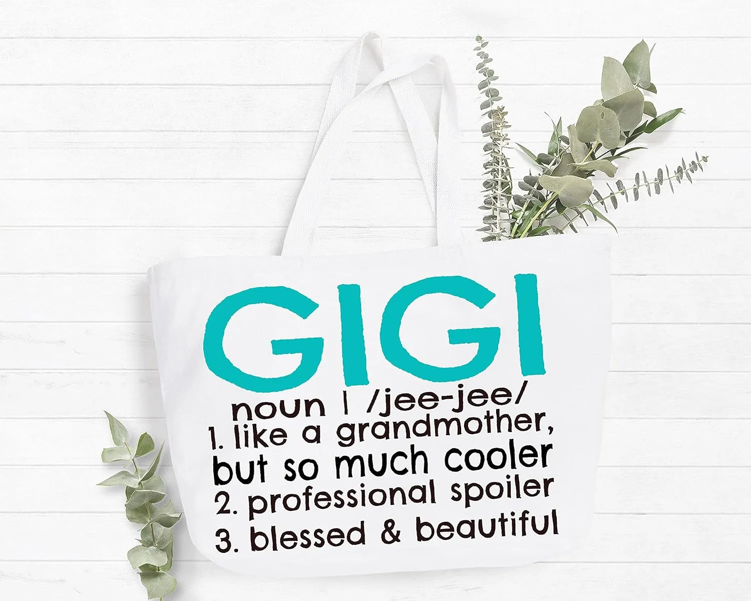 Gigi Tote Bag | Grandma Gifts | Gigi Gifts | Gigi Christmas Gift | Christmas Gift from Grandkids