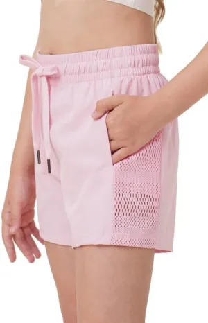 Girls Athletic Shorts with Spandex Liner Quick Dry Running Fitness Shorts for Kids Teen Active Sports Track