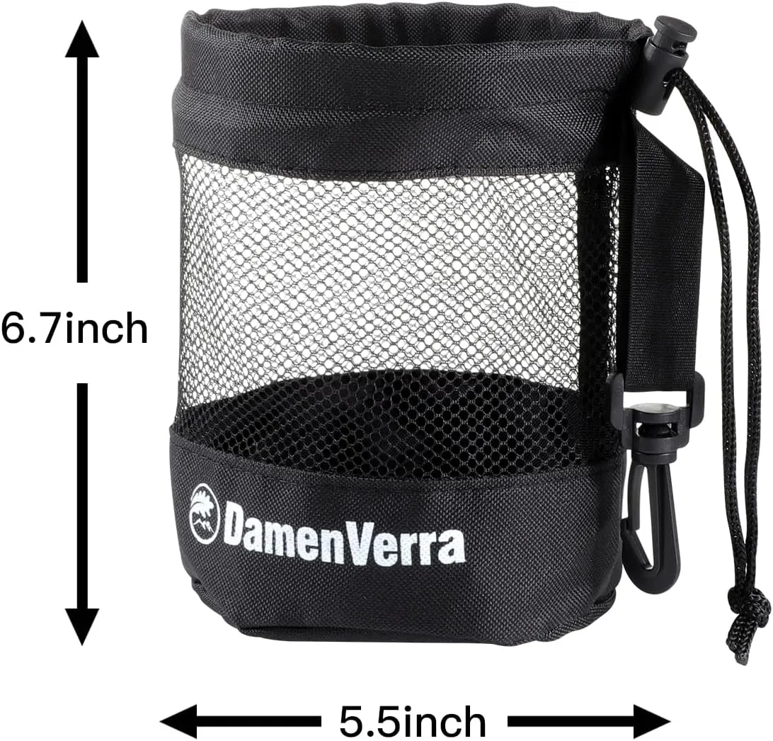 Golf Ball Bags,Nylon Mesh Golf Ball bag Pouch with Bagwith Sliding Drawstring Cord Lock Closure,Can Hold 20 Golf Balls,Golf Ball Storage Bag for Golf Tennis Balls,Gym,Shower,Washing Toys,Diving