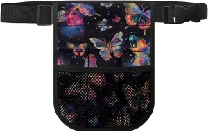 Gomyblomy Nurse Fanny Pack, Aesthetic Butterfly Nursing Fanny Pack for Women, Sturdy Nurse Organizer Pouch for Medical Supplies, Nurse Belt Bag with Gear Pocket