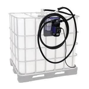 Graco Lubrication Equipment 24V644 LD Blue Electric Diesel Exhaust Fluid (DEF) Tote Pump Package with Manual Nozzle, 120V, 9 gpm Max Flow Rate
