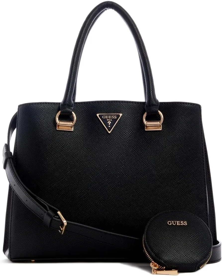 GUESS Alexie Girlfriend Satchel Black One Size