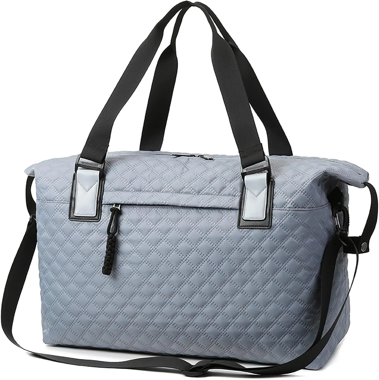 Gym Bag Travel Duffel with Adjustable Strap Water-proof & Tear Resistant Weekender Bag Blue