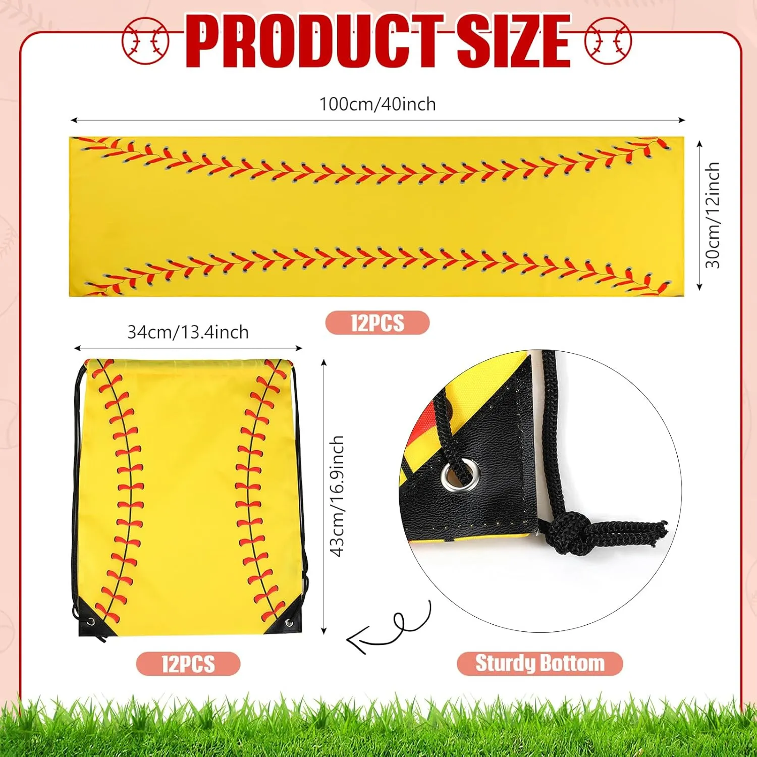 Hahafelt 24 Pcs Team Gifts, Including 12 Pcs Cooling Towels, 12 Pcs Drawstring Backpack Sports Party Favor for Kids Teens Players Athletes Gifts Sport Party Supplies