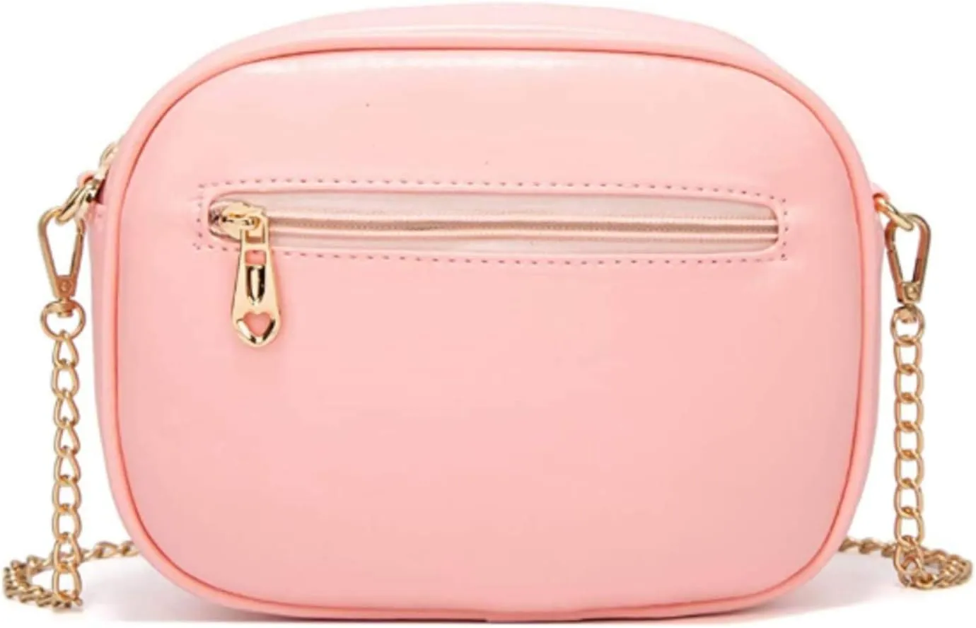 Hanbella Cross body Clutch Purses for Women & Teens - Cute Small Quilted Leather Shoulder Bag with Gold Chain for Girls