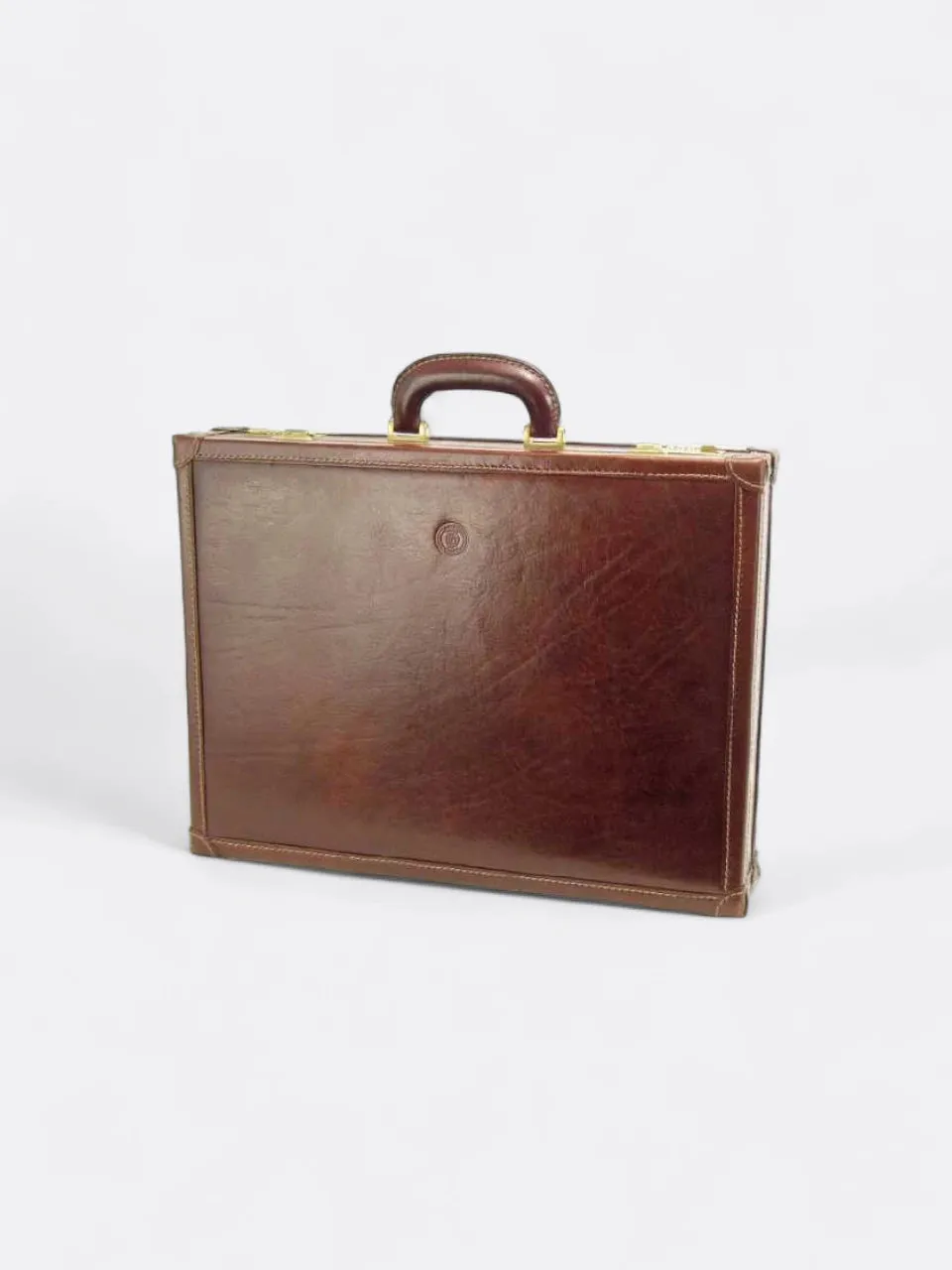 Hand-Dyed Cow Briefcase