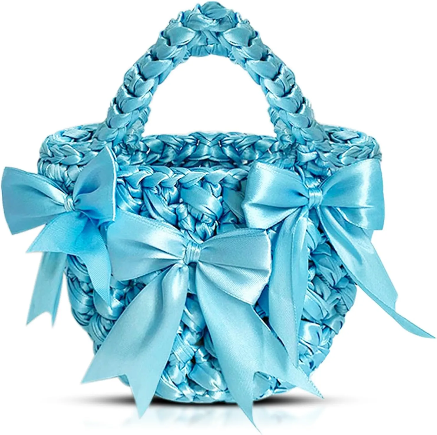 Handbag for Women, Bow Woven Evening Bag, Tote Bag for Wedding, Prom, Parties, Work, Travel(Styles 440