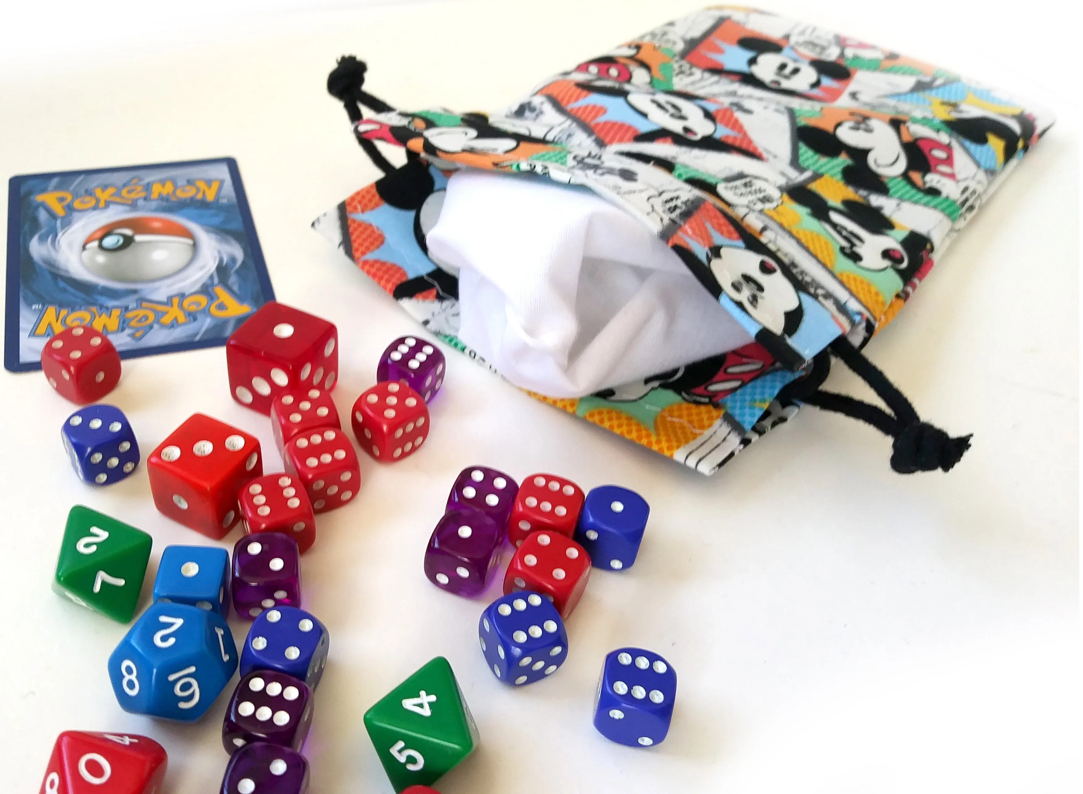 Handmade Drawstring bag - Mickey Comic bag