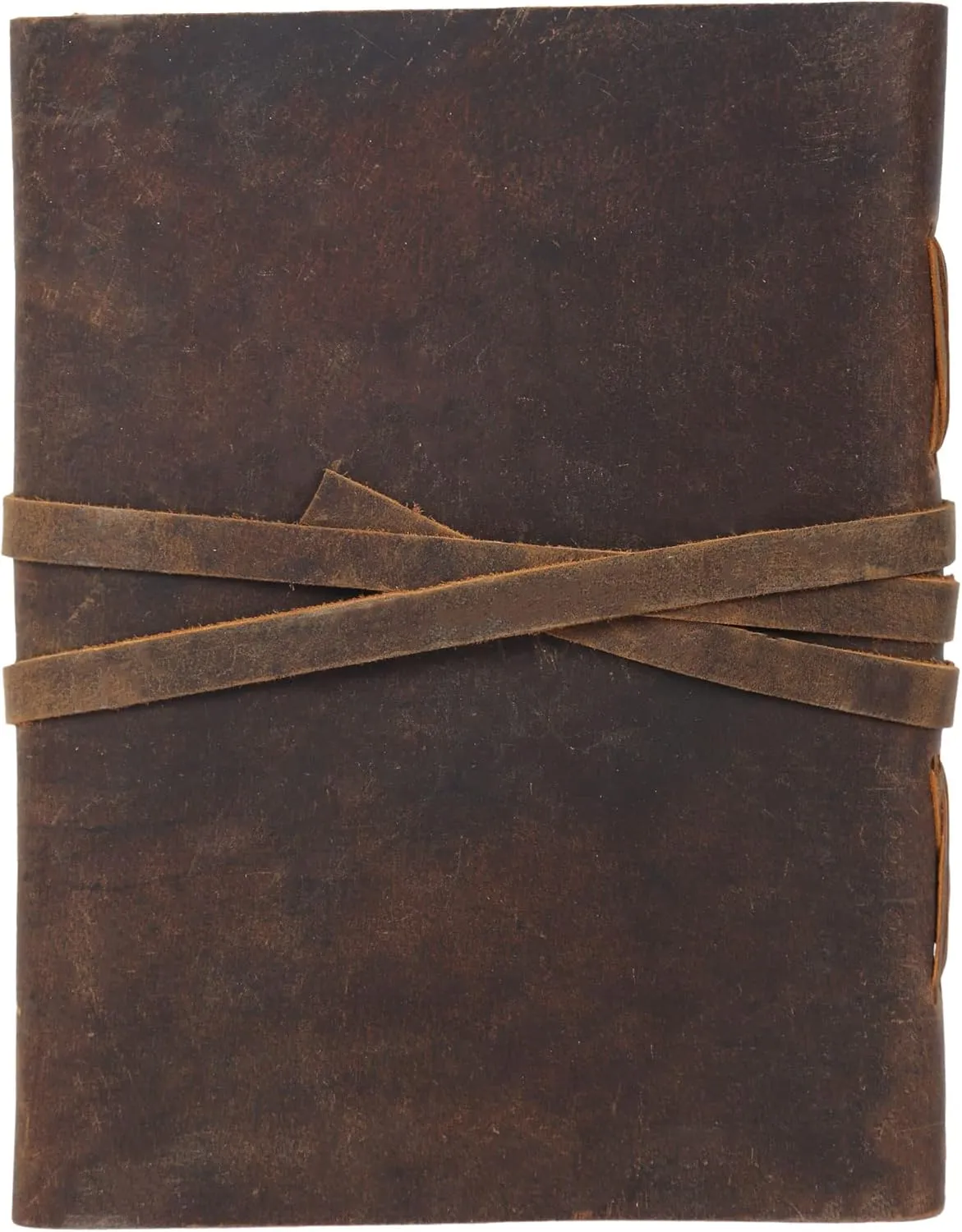Handmade Leather Journal | Writing Diary | Bound Daily Notepad For Men & Women Unlined Paper Medium, writing pad gift for artist, sketch