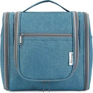 Hanging Toiletry Bag for Women Travel Makeup Bag Organizer Toiletries Bag Men for Cosmetics Essentials Accessories (Large, Navy Blue)