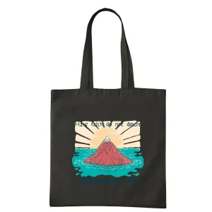Have Faith Do Not Doubt Inspirational Gift for Religious Believers Mathew 2121 Navy Black Multicolor Canvas Tote Bag