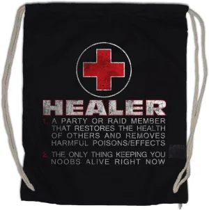 Healer Role Drawstring Bag Gym Sack