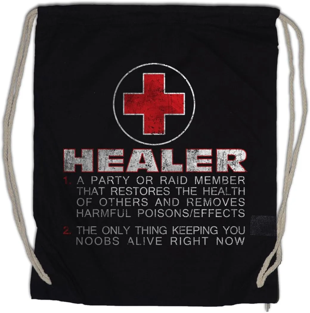 Healer Role Drawstring Bag Gym Sack