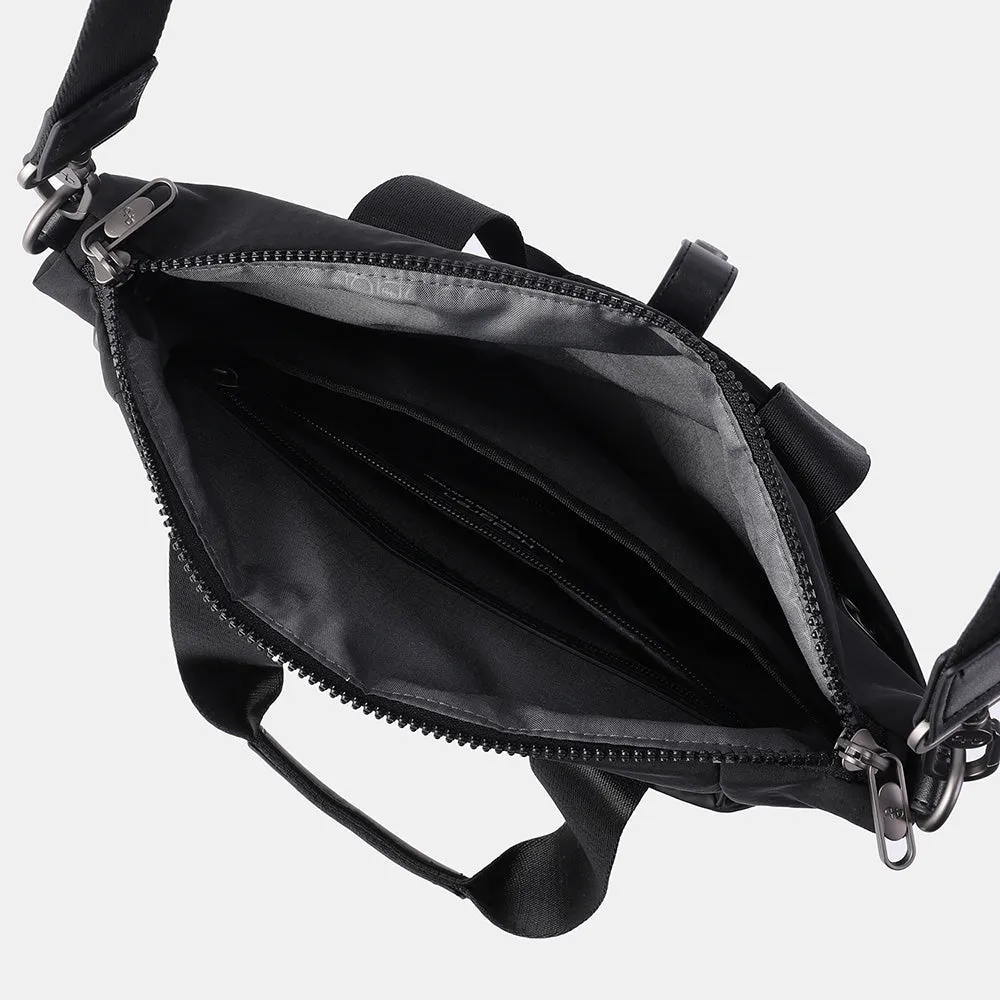 Hedgren Roku Vertical Tote Exp 13In   Rfid Os Bags Black