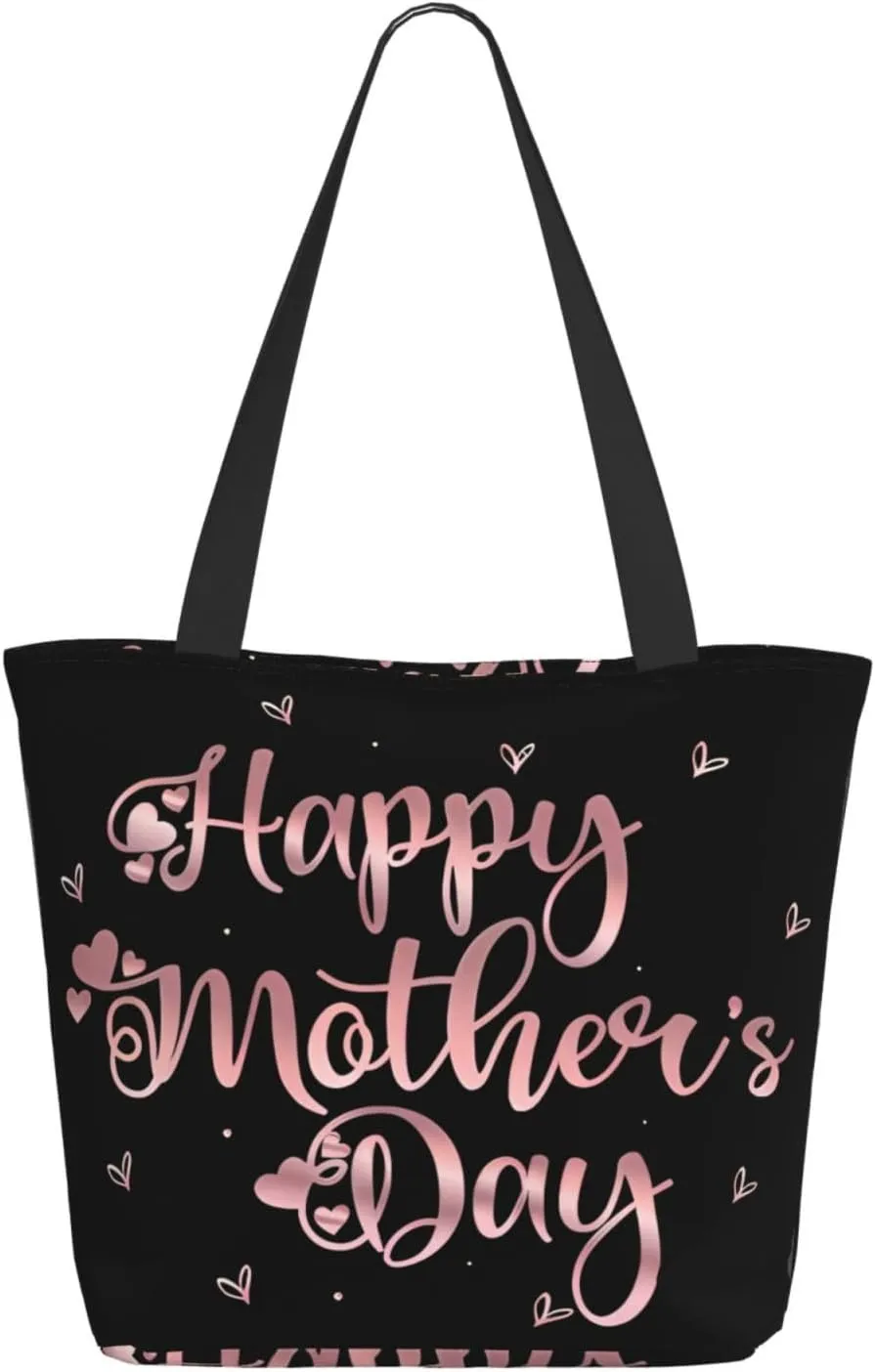 Here Today Gone Tomato Vegetarian Tote Bag for Women Lightweight Shopping Handbag Large Capacity Shoulder Bag