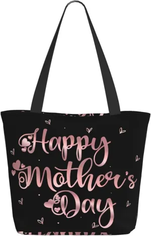 Here Today Gone Tomato Vegetarian Tote Bag for Women Lightweight Shopping Handbag Large Capacity Shoulder Bag