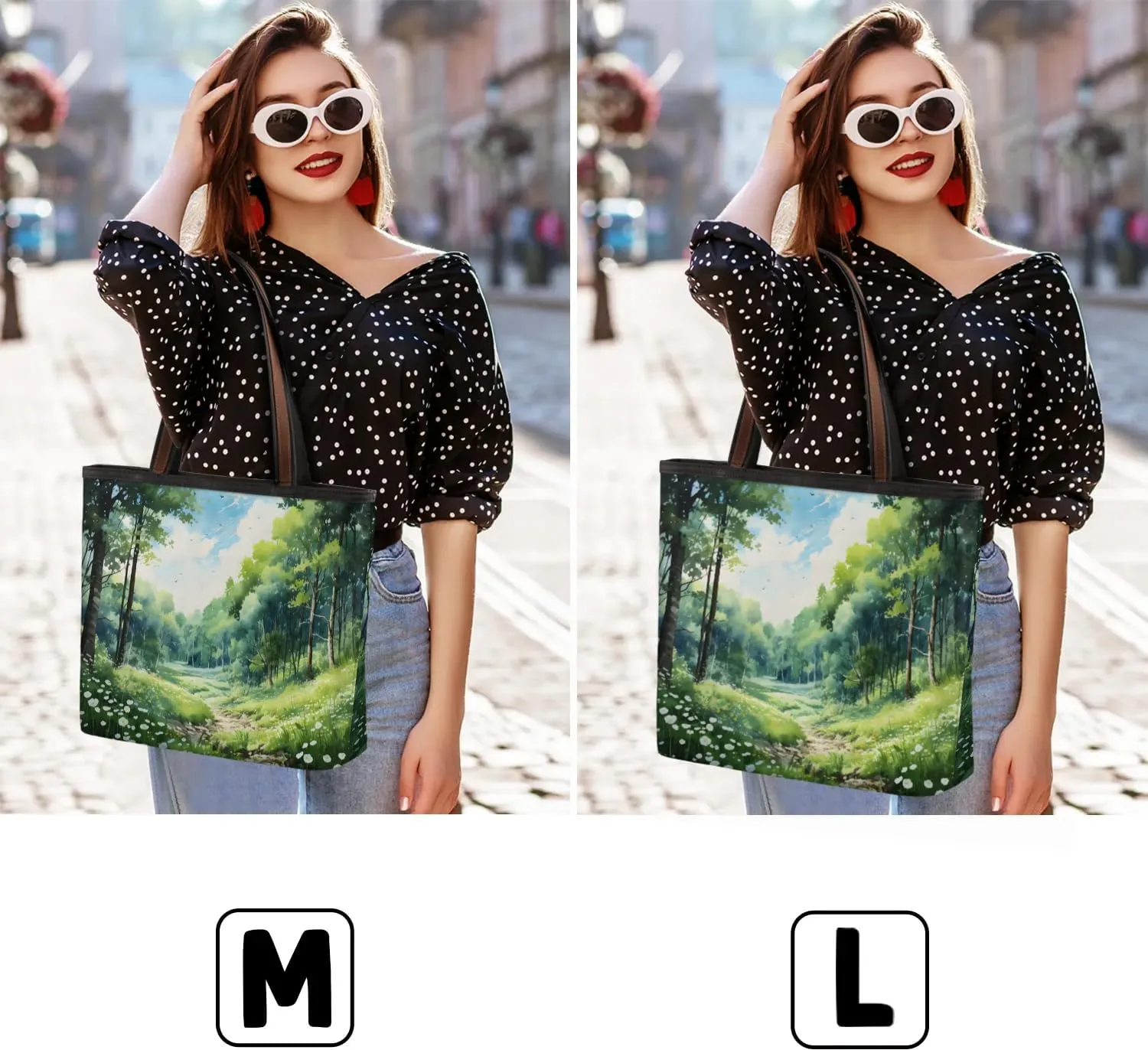 Hills Forest Grassland Tote Bag for Women Womens Handbags Tote Bags for Travel Beach Gym