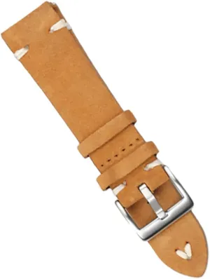 Homoyoyo 1pc Leather Watch Band Strap for Business Formal Wear Comfortable Wrist Watch Accessory Easy to Install Sturdy Clasp