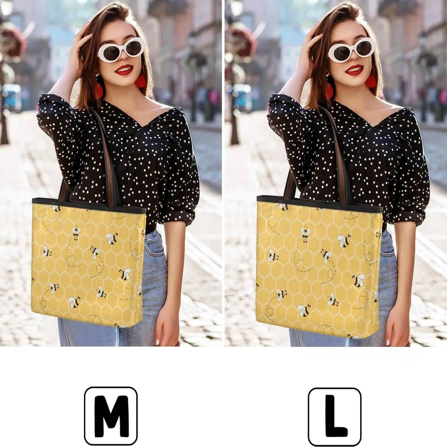 Honeybee Hive Tote Bag for Women Womens Handbags Tote Bag for Work Shopping Travel Beach