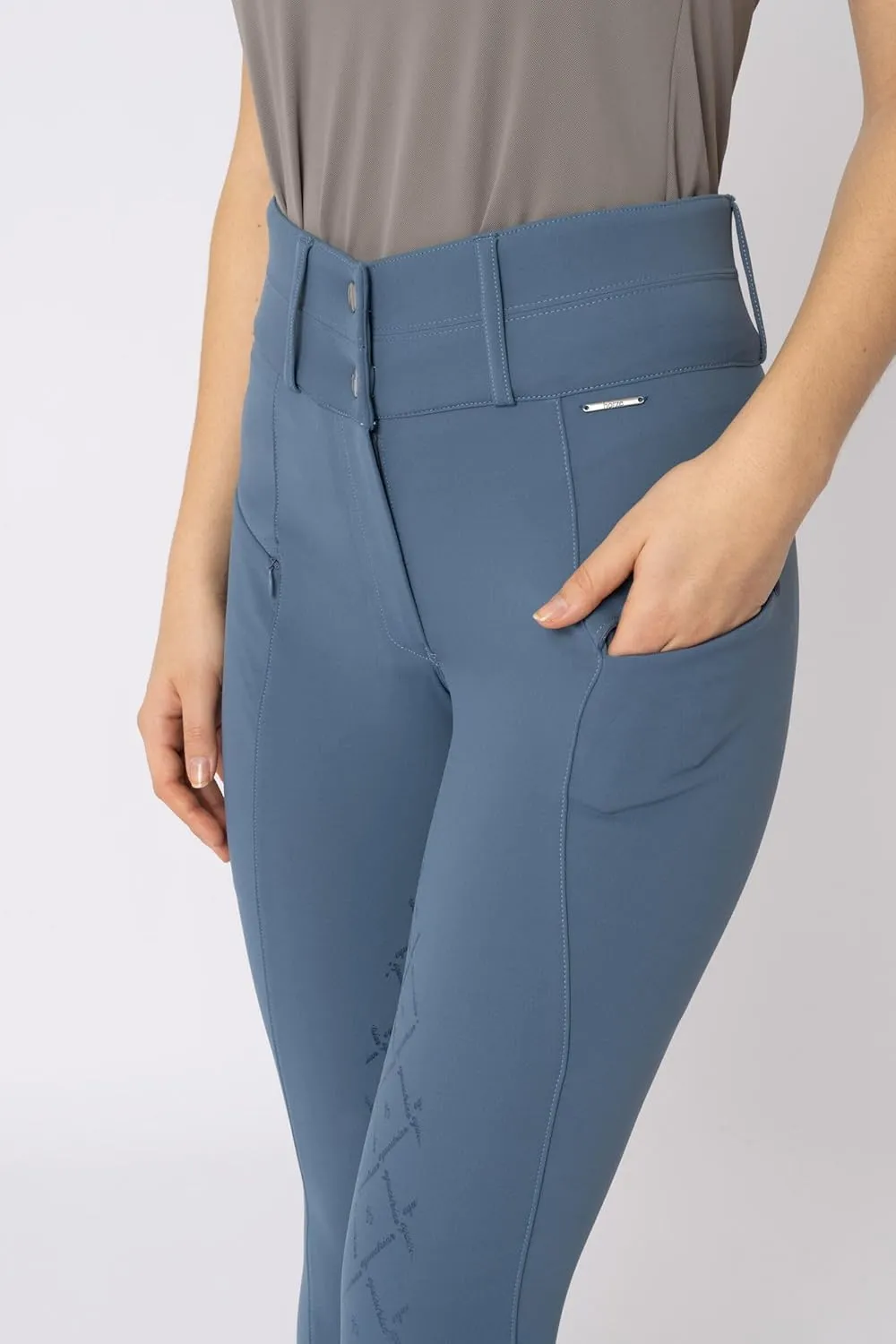 HORZE Sophie Womens High Waist Full Grip Breeches