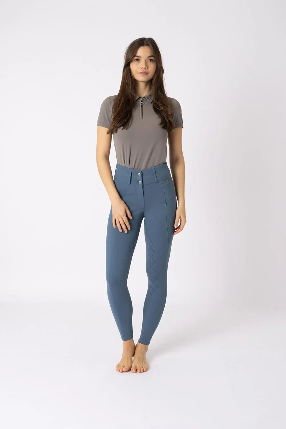 HORZE Sophie Womens High Waist Full Grip Breeches
