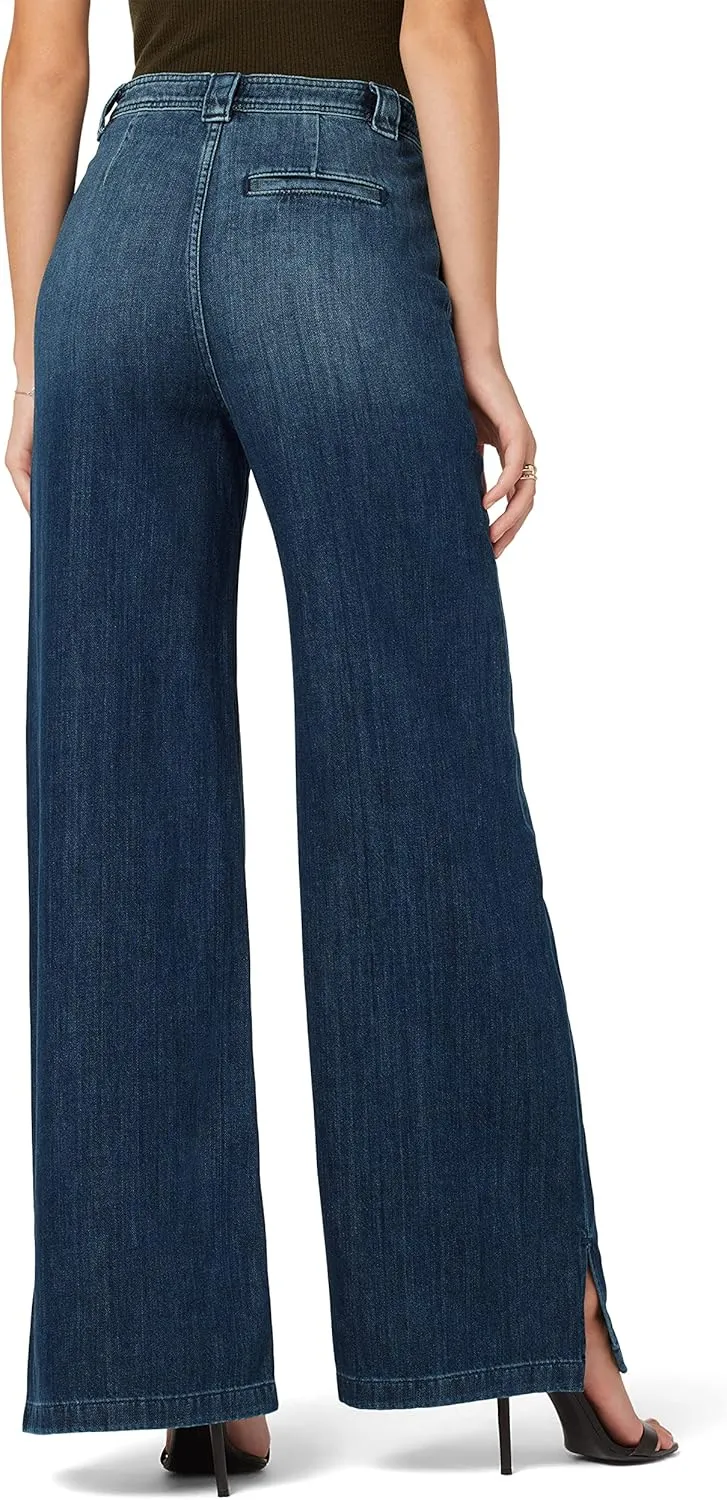 HUDSON Women's Wide Leg Drawstring Trouser Pant