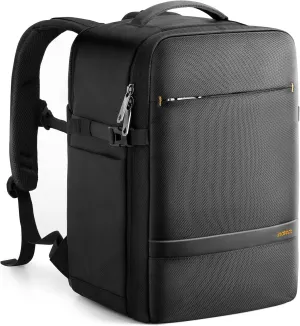 Inateck 20L Carry on Travel Laptop Backpack for Low-cost/Budget Airlines, Splash-resistant 3-Way Cabin Luggage for Business Trip, Commuting and Outdoors, Black