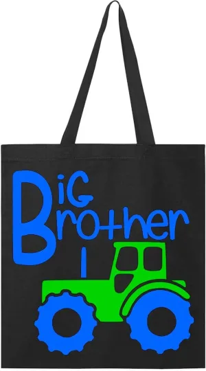 inktastic Big Brother Tractor Tote Bag