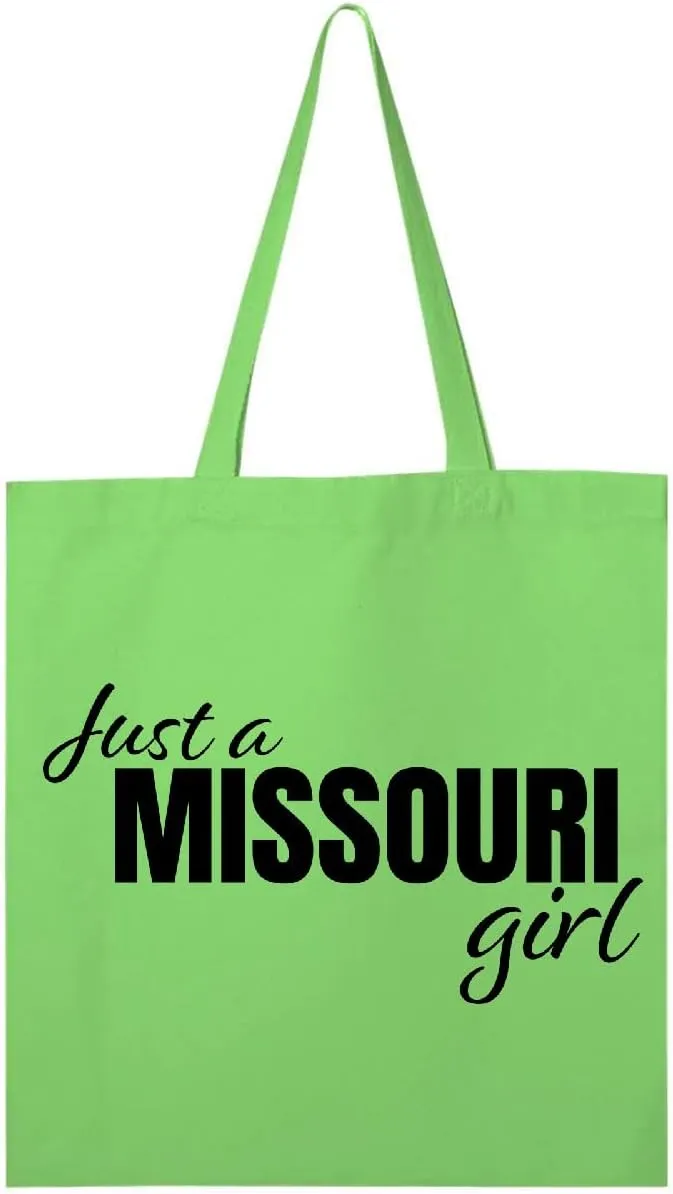 inktastic Just a Missouri Born and Raised Tote Bag