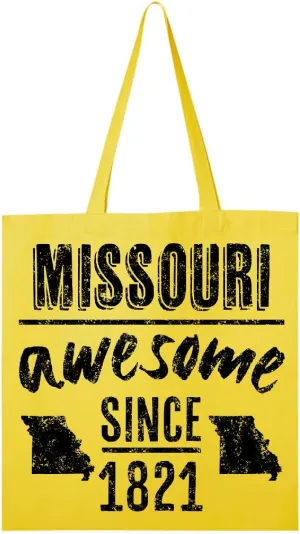 inktastic Missouri Awesome Since 1821 Tote Bag