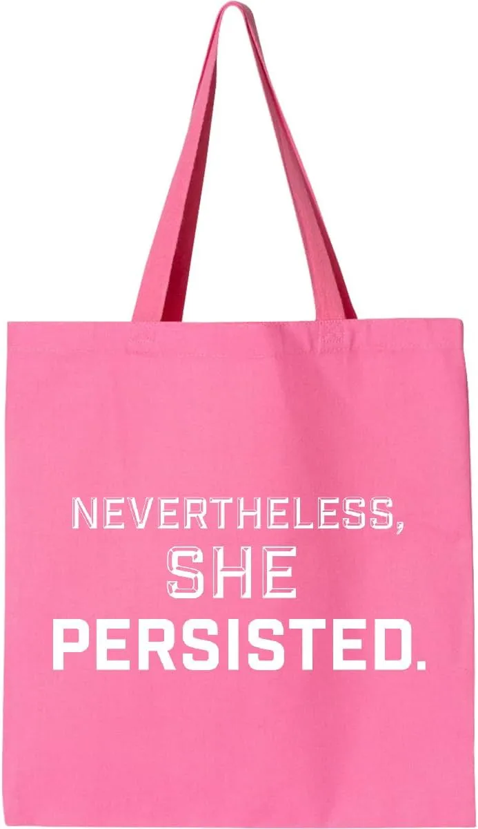 inktastic Nevertheless, She Persisted Tote Bag
