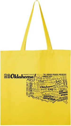 inktastic Oklahoma State Word Salad Tote Bag