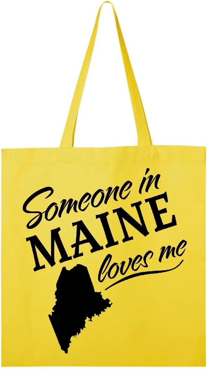 inktastic Someone in Maine Loves Me Tote Bag