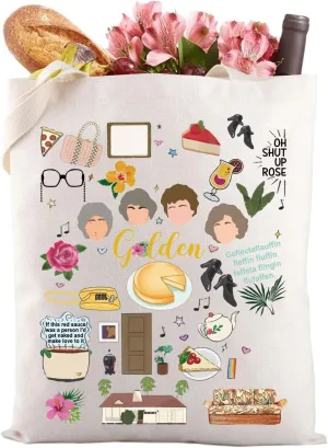 Inspired Tote Bag 80s TV Show Fans Gift Friendship Gift TV Show Lover Shopping Bag