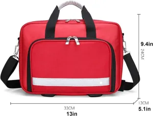 IOCCIOBB Waterproof Flame Retardant Medical Backpack, First Aid Kit Bag, for Sports, Home, Car, Travel, Camping and Hiking,Blue