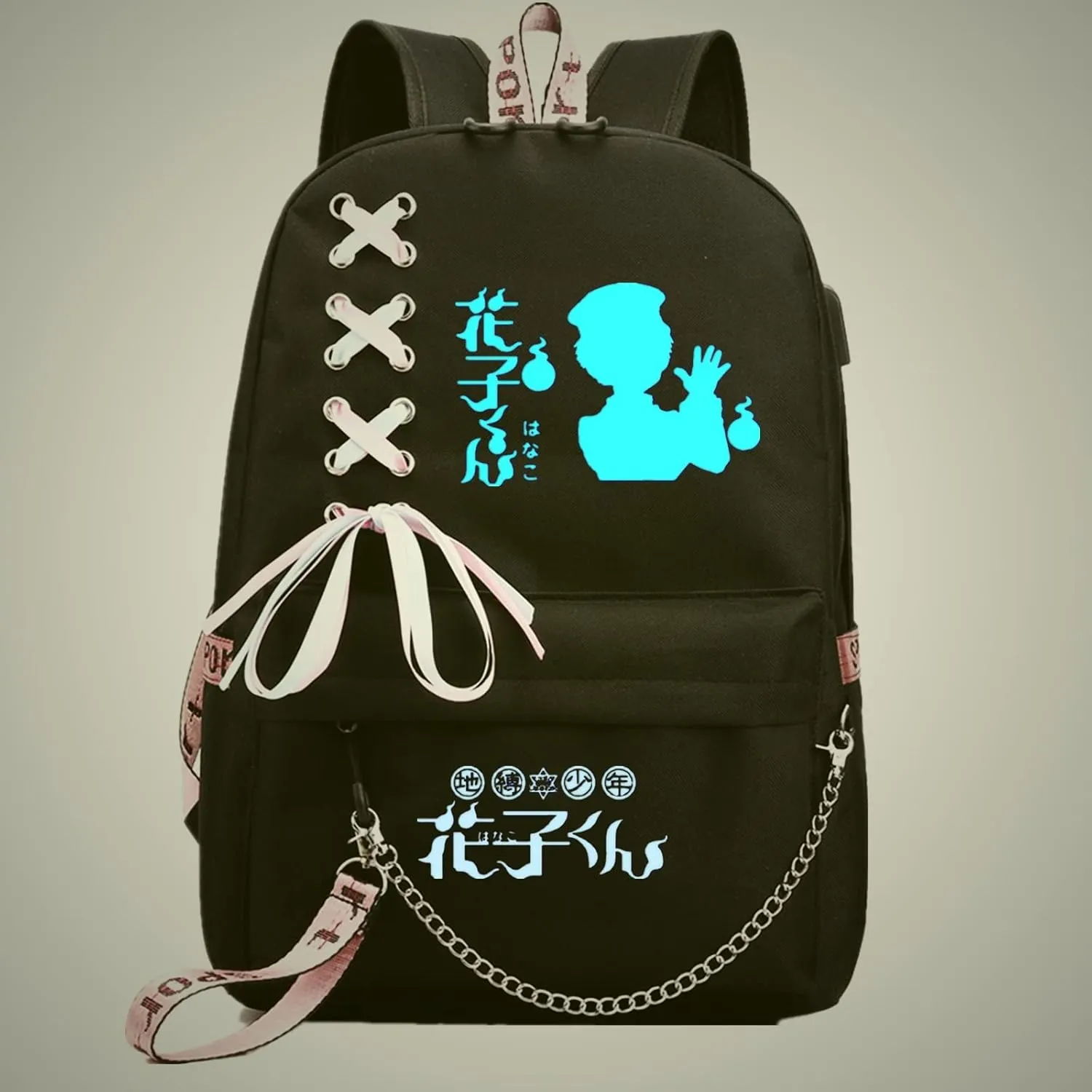 ISaikoy Anime Toilet-bound Hanako-kun Backpack Shoulder Bag Bookbag Student School Bag Daypack Satchel 1