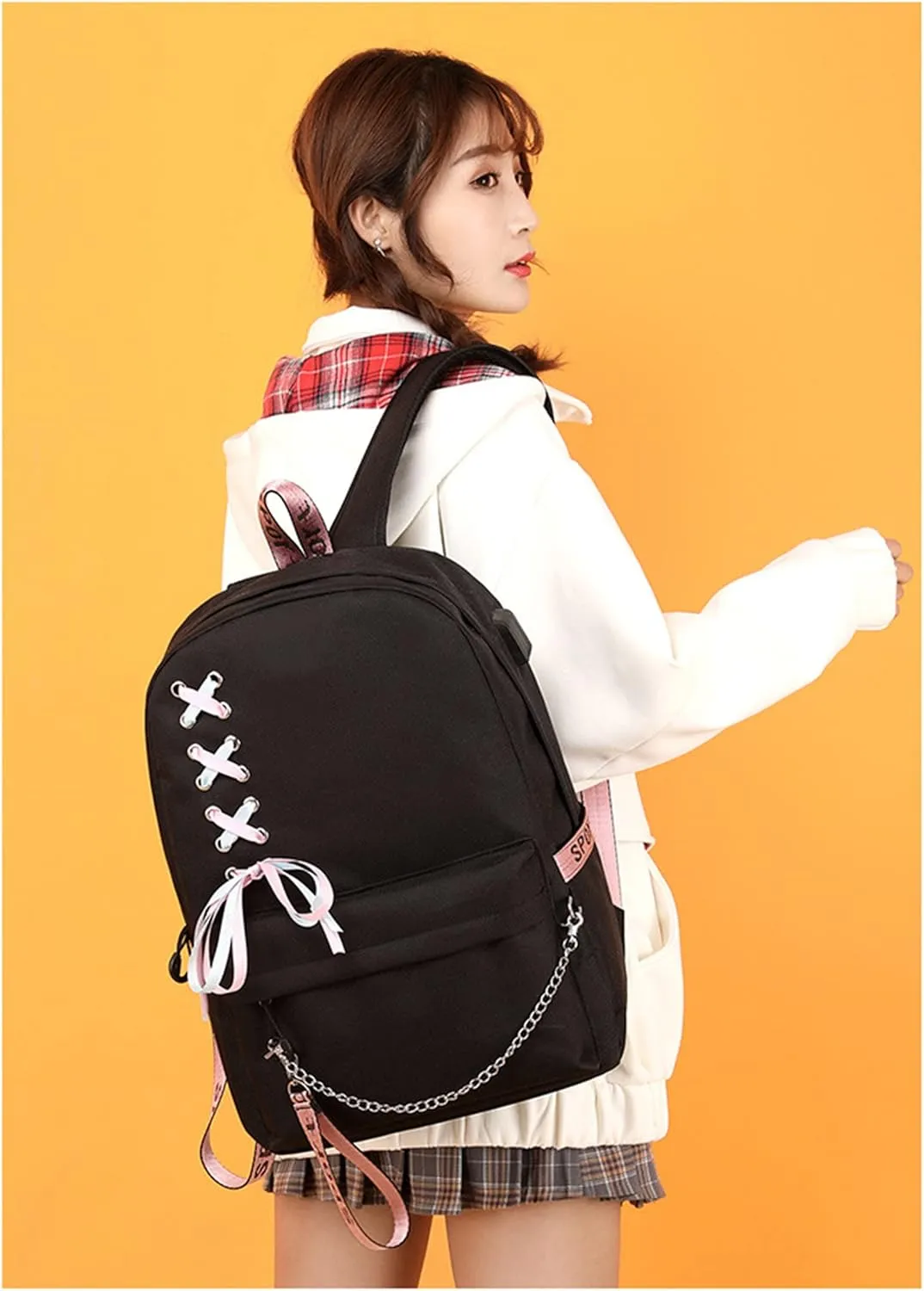 ISaikoy Anime Toilet-bound Hanako-kun Backpack Shoulder Bag Bookbag Student School Bag Daypack Satchel 1