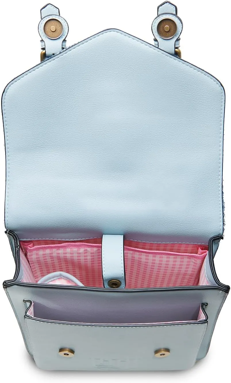 Islander® The Calton Backpack - Ladies Backpack with HARRIS TWEED, Blue Tartan