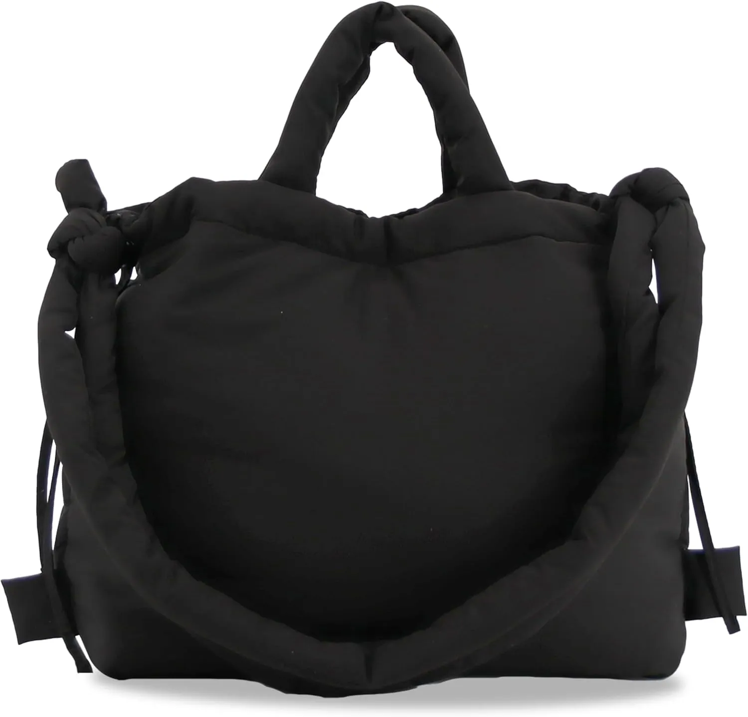 J World New York Quilted Puffer Tote Bag for Women. Puffy Shoulder Handbag Converts to Puff Backpack