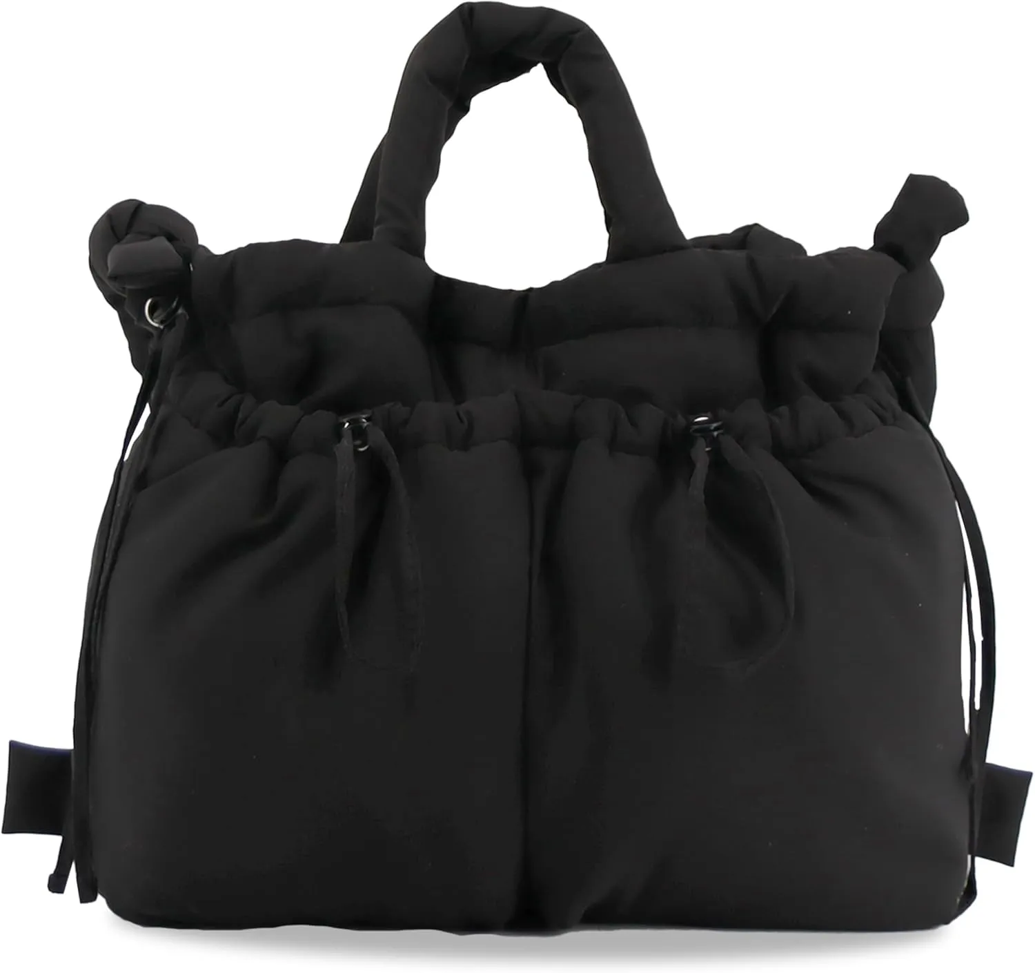 J World New York Quilted Puffer Tote Bag for Women. Puffy Shoulder Handbag Converts to Puff Backpack