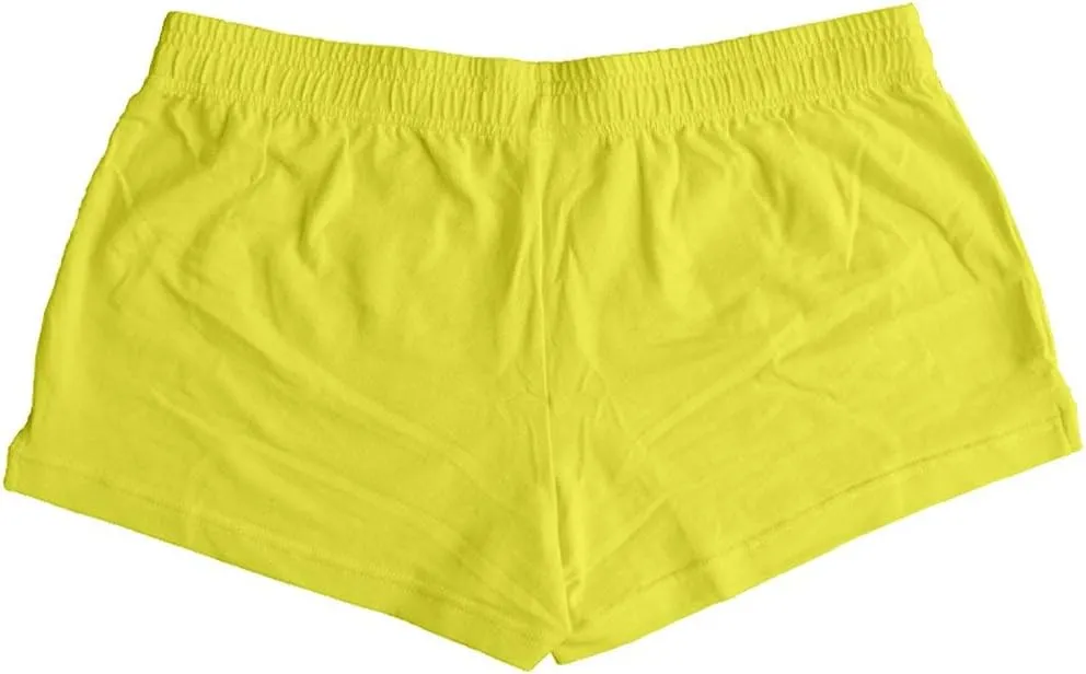 JEEING GEAR Men's Bodybuilding Gym Workout Fitness Shorts 3" Inseam inch Cotton Without Pocket