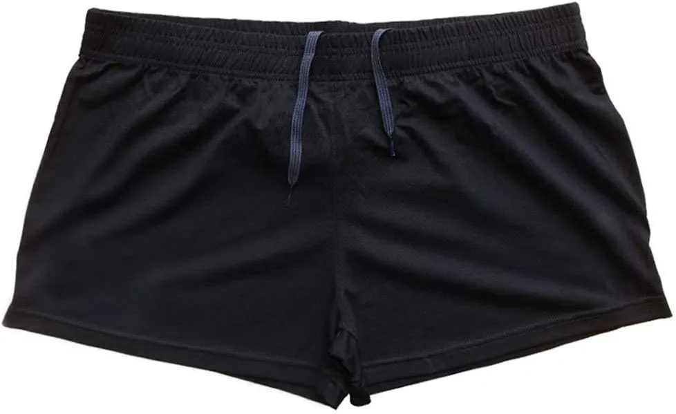 JEEING GEAR Men's Bodybuilding Gym Workout Fitness Shorts 3" Inseam inch Cotton Without Pocket