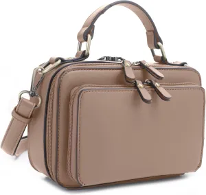 JESSIE & JAMES PANDORA Compact Concealed Carry Crossbody Satchel Purse
