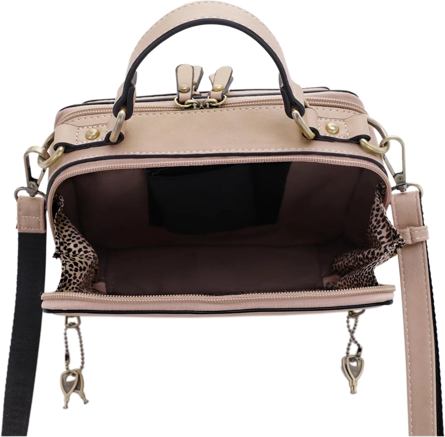 JESSIE & JAMES PANDORA Compact Concealed Carry Crossbody Satchel Purse
